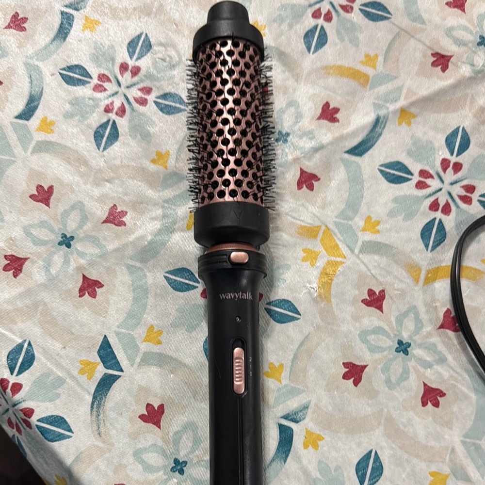 Wavytalk Black and Pink Hair Brush Styler